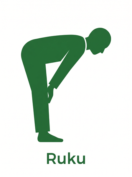 Ruku - Bowing position in prayer